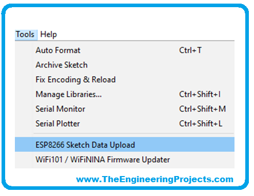 ESP8266 – Web Server using SPIFFS, SPIFFS (SPI Flash File System), ESP8266's flash memory, ESP8266 spiffs, ESP8266 spiffs download file