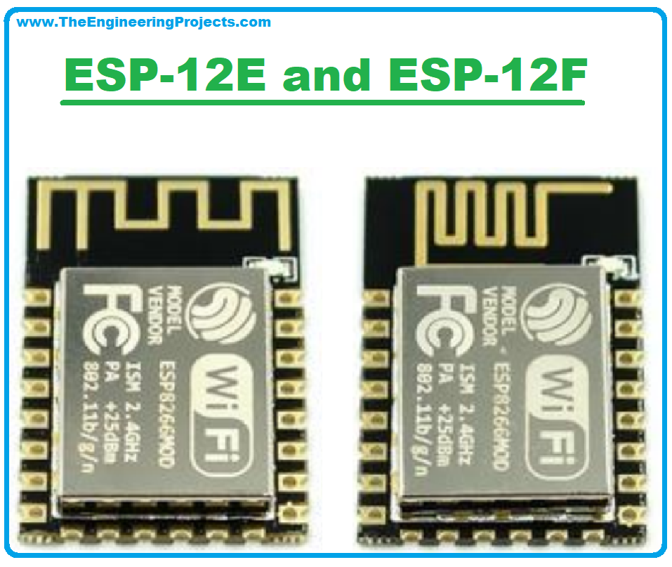  ESP8266 microcontroller, ESP8266Ex chip, ESP8266’s versions, ESP-01, ESP-03, ESP-05, ESP-07, ESP-12E and ESP-12F, NodeMCU