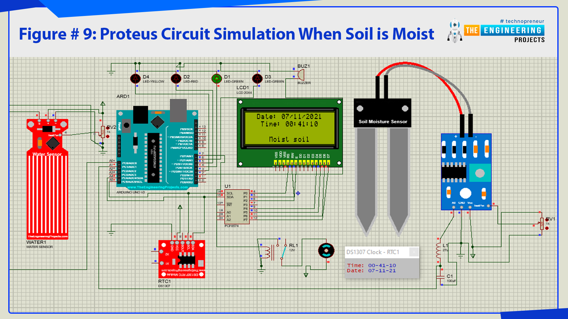 Automatic Plant Watering System using Arduino, Automatic Plant Watering System, Automatic Plant Watering Project, Plant Watering System, Plant Watering Project, Irrigation project, proteus simulation of plant watering system