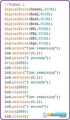 Variable 4 way traffic light, Software to install, Project overview, Components needed, Arduino mega, Proteus simulation of variable traffic lights, Arduino code, declaration code, void loop, void setup, Results/working,