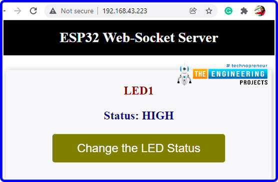 ESP32 Web Socket Server - The Engineering Projects
