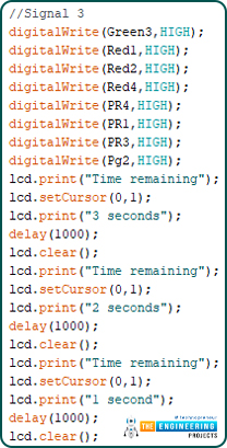Variable 4 way traffic light, Software to install, Project overview, Components needed, Arduino mega, Proteus simulation of variable traffic lights, Arduino code, declaration code, void loop, void setup, Results/working,