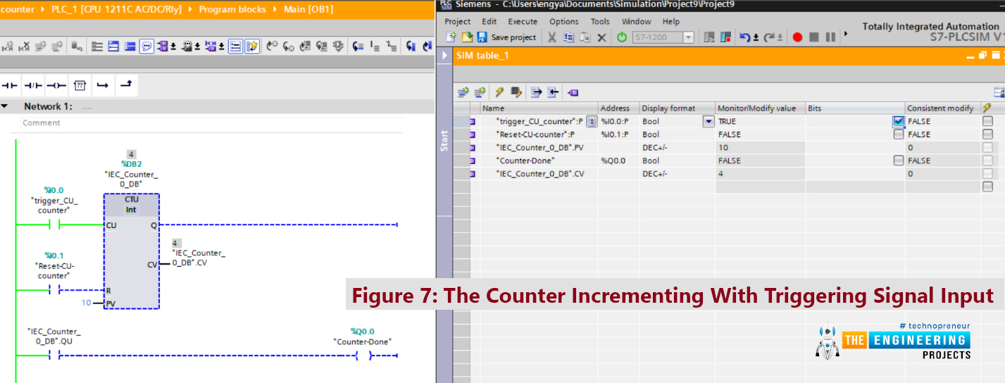 How to use counters in ladder logic programming, Counter in conventional control, Omron counter, Asynchronous 0-9 counter, Counter in PLC, Count-up type, Ladder program examples for counters, Count down example, Testing the up-down counter ladder program