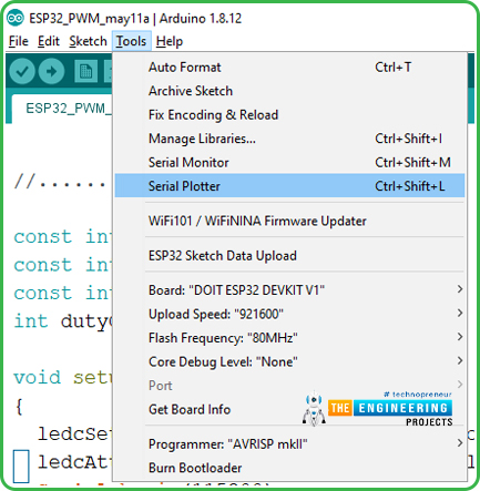 ESP32 PWM - The Engineering Projects