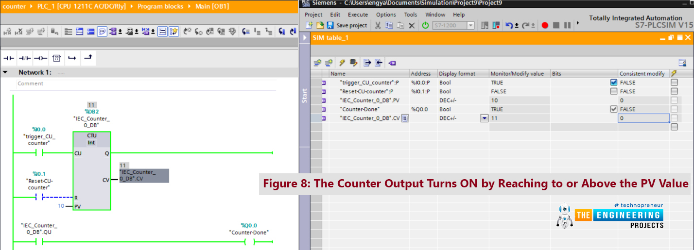 How to use counters in ladder logic programming, Counter in conventional control, Omron counter, Asynchronous 0-9 counter, Counter in PLC, Count-up type, Ladder program examples for counters, Count down example, Testing the up-down counter ladder program
