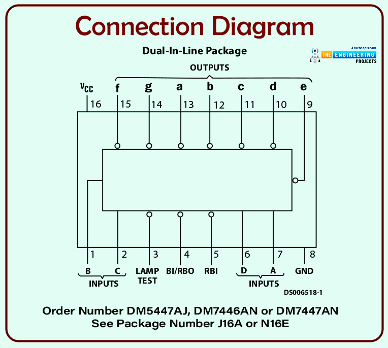 up down counter without microcontroller, up down counter with 74LS192, up down counter with 7447, up down counter without controller, up down counter with 7 segment display