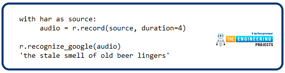 Speech Recognition System Using Raspberry pi 4, speech recognition project using Raspberry Pi 4, Raspberry Pi 4 speech recognition, speech recognition with RPi4