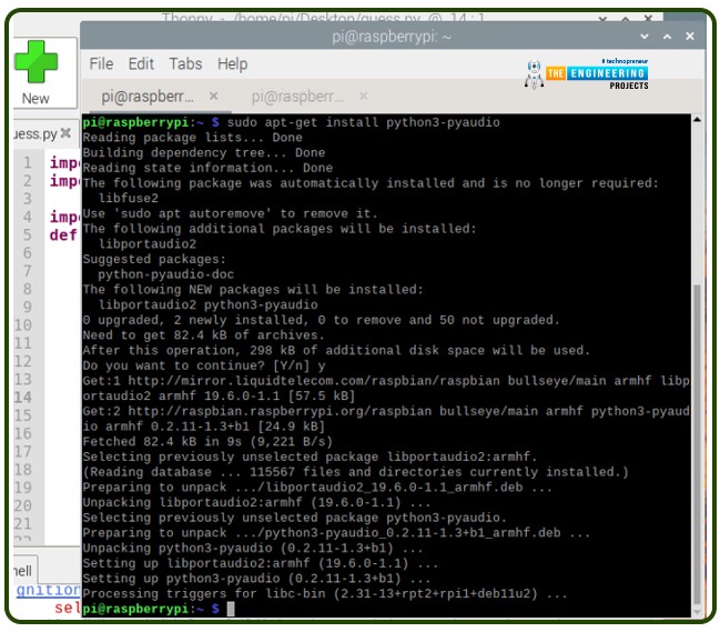 Speech Recognition System Using Raspberry pi 4, speech recognition project using Raspberry Pi 4, Raspberry Pi 4 speech recognition, speech recognition with RPi4