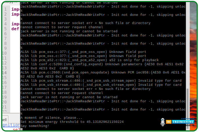 Speech Recognition System Using Raspberry pi 4, speech recognition project using Raspberry Pi 4, Raspberry Pi 4 speech recognition, speech recognition with RPi4