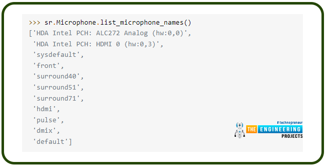 Speech Recognition System Using Raspberry pi 4, speech recognition project using Raspberry Pi 4, Raspberry Pi 4 speech recognition, speech recognition with RPi4